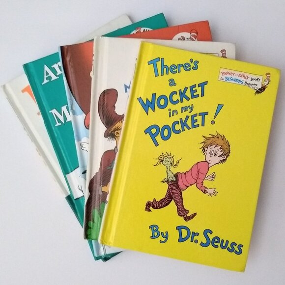 Barnes & Noble Other - FIVE Dr. Seuss Children's Classics, Hardcover Hop On Pop